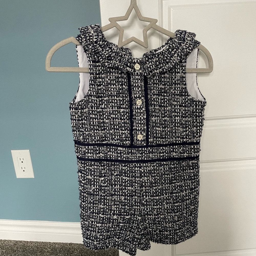 Janie and Jack tweed romper 2T